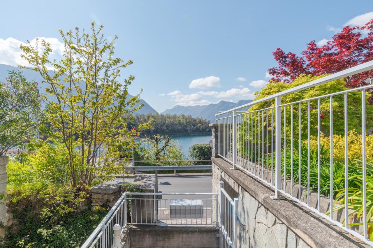 Lake Como Apartment With Balcony And Private Parking オッスッチョ エクステリア 写真