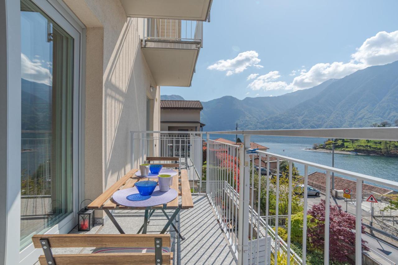 Lake Como Apartment With Balcony And Private Parking オッスッチョ エクステリア 写真