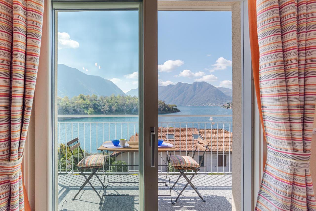 Lake Como Apartment With Balcony And Private Parking オッスッチョ エクステリア 写真